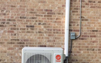 Bay Ridge Little Elm Tx. Installation of a 3 Ton Heat Pump Mini Split System 18 Seer Trane