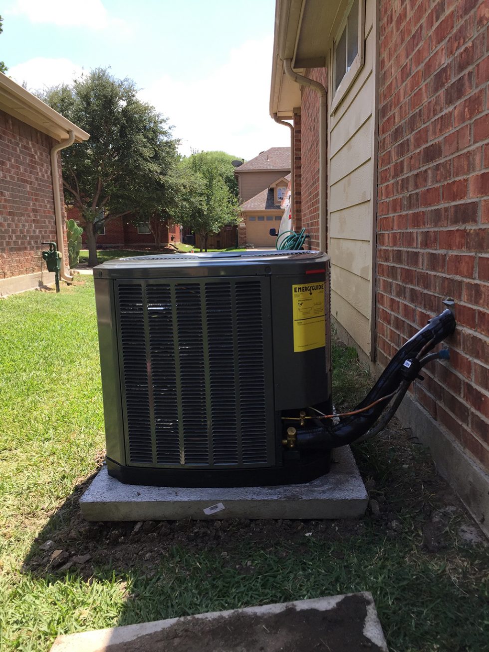 Four Ton Split Cooling With Evaporator Coil Brand Trane Majanos Air